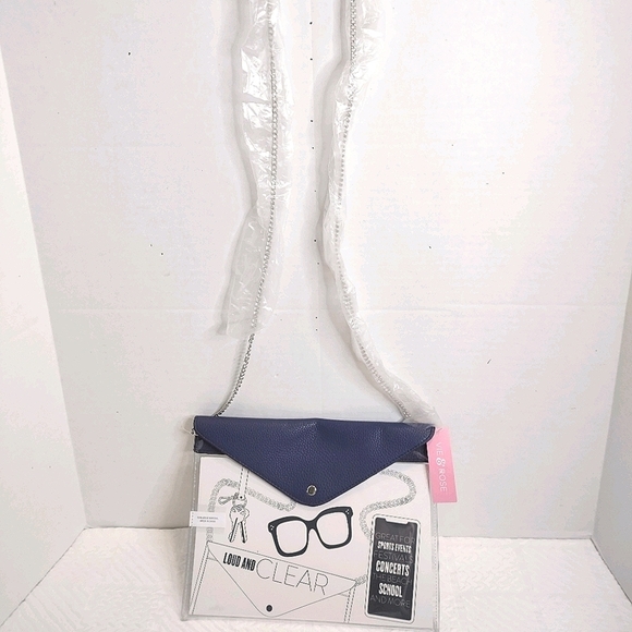 Vie & Rose Bags Clear Plastic Stadium Event Crossbody Bag Poshmark